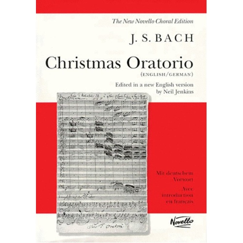 Bach Christmas Oratorio Vocal Score English/German Edition BWV 248