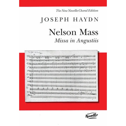 Haydn - Nelson Mass Vocal Score, Revised Edition, SATB, Latin Text, 84 Pages, New Novello Choral Edition