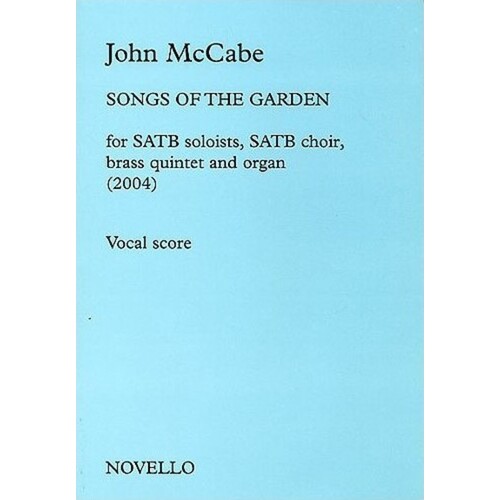 Mccabe Songs Of The Garden Vocal Score