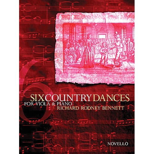 Bennett 6 Country Dances Viola/Piano (Softcover Book)