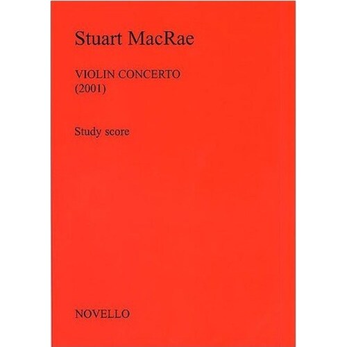Macrae Violin Concerto(2001)Score Only Book