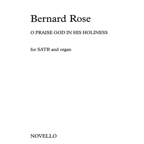 O Praise God In His Holiness SATB/Organ