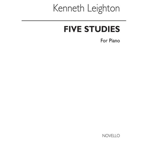 Five Piano Studies Op22 (Softcover Book)