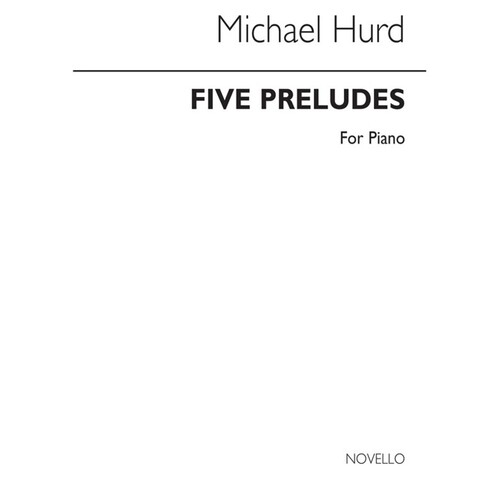 Hurd 5 Preludes Piano (Softcover Book)