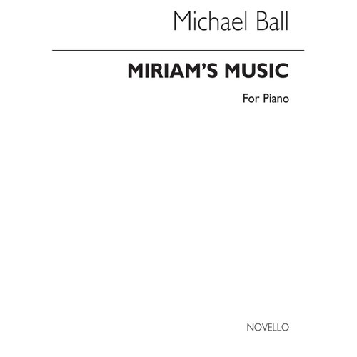 Ball Miriams Music Piano (Softcover Book)