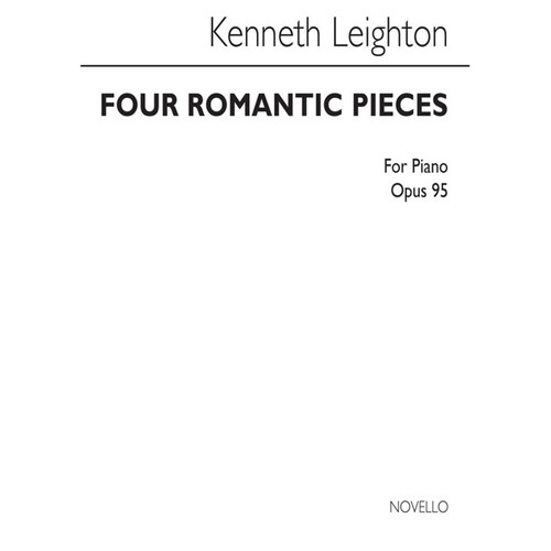 Leighton 4 Romantic Pieces Op 95 Piano (Softcover Book)