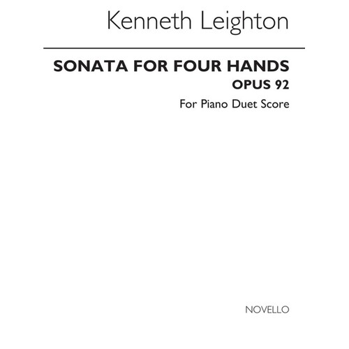Leighton Sonata 4 Hands Op 92 P/Duet Sco