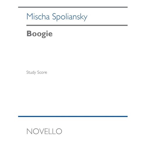 Spoliansky - Boogie Study Score Score