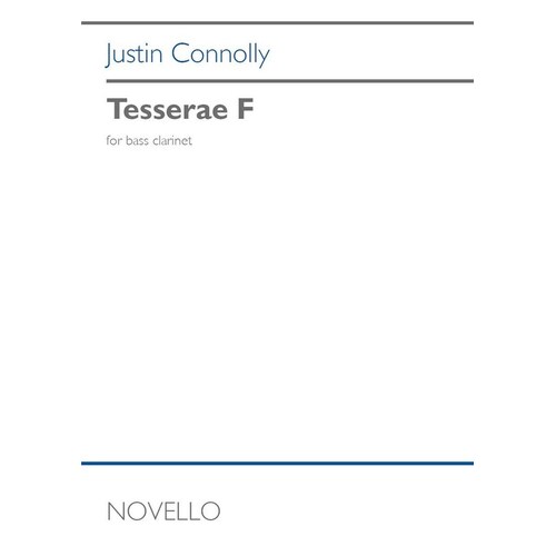 Connolly - Tesserae F For Bass Clarinet Softcover Book (Bass Clarinet)