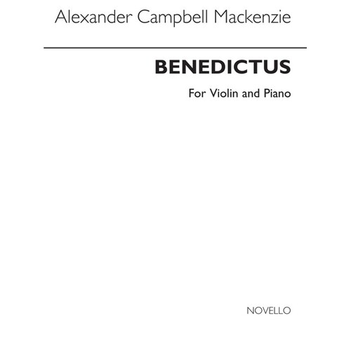 Mackenzie - Benedictus For Violin/Piano (Softcover Book)