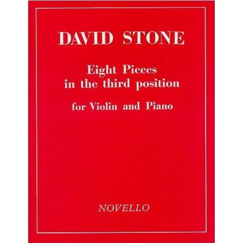 Stone - 8 Pieces In 3rd Position Violin/Piano (Softcover Book)