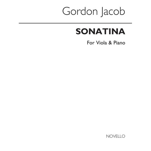 Jacob - Sonatina For Viola/Piano (Pod) (Softcover Book)