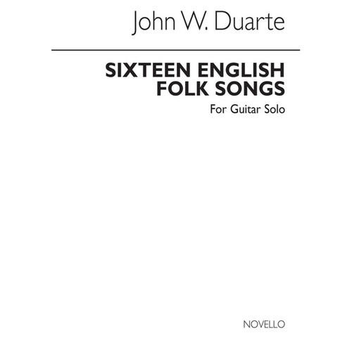 16 English Folk Songs For Guitar Arranged Duarte (Softcover Book)