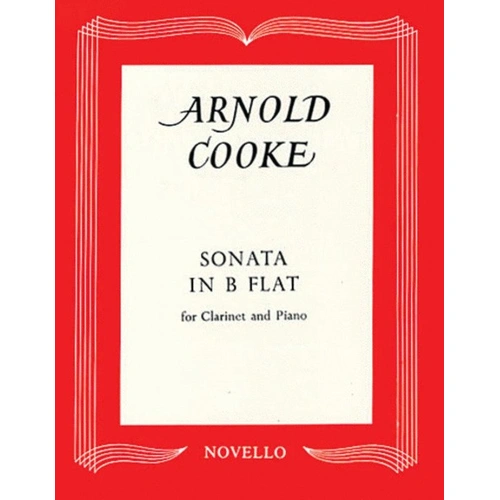 Cooke Sonata in B Flat for Clarinet and Piano