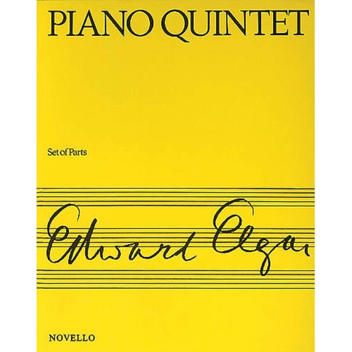 Elgar Piano Quintet Op 84 Score/Parts Book