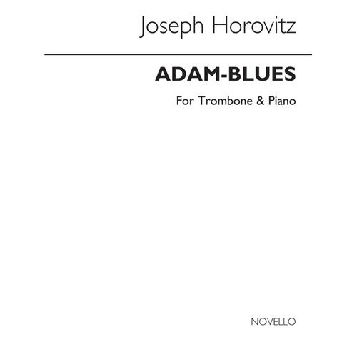 Horovitz Adam Blues Trombone And Piano (Softcover Book)