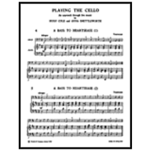 Playing The Cello Piano Accompaniments (Pod) (Softcover Book)