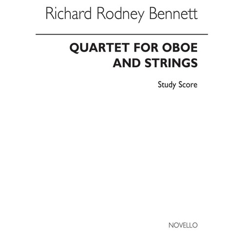 Bennett Quartet Oboe/Strings Score(Arc) (Music Score) Book