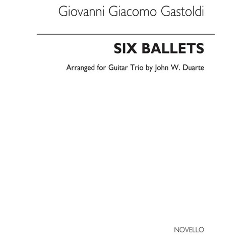 Gastoldi 6 Ballets Guitar(Arc) (Softcover Book)