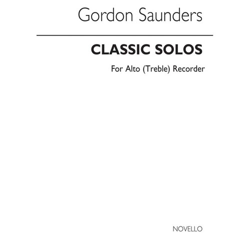 Classical Solos For Treble Recorder (Saunders) (Softcover Book)
