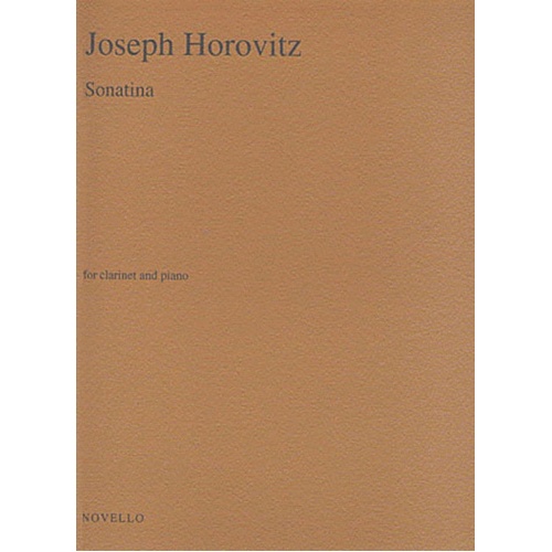 Horovitz - Sonatina For Clarinet/Piano (Softcover Book)