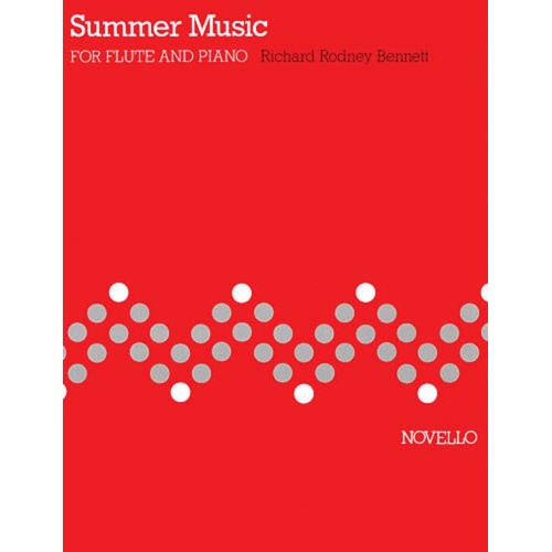Bennett - Summer Music For Flute/Piano (Softcover Book)