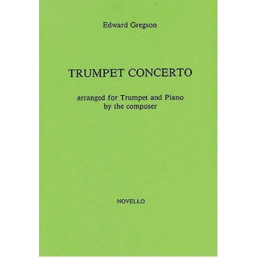 Gregson - Concerto for Trumpet and Piano, Arranged by Edward Gregson, Novello, 1 Page