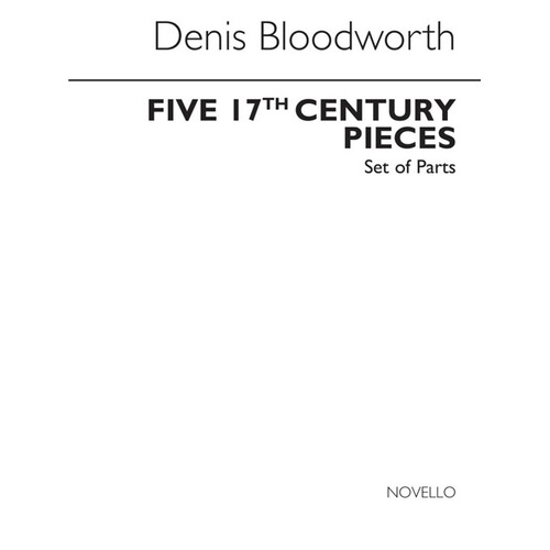 Bloodworth 5 17th.Century Pcs Rec.Ens(Ar
