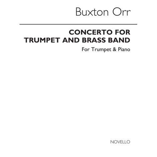 Orr Concerto Trumpet And Piano (Softcover Book)