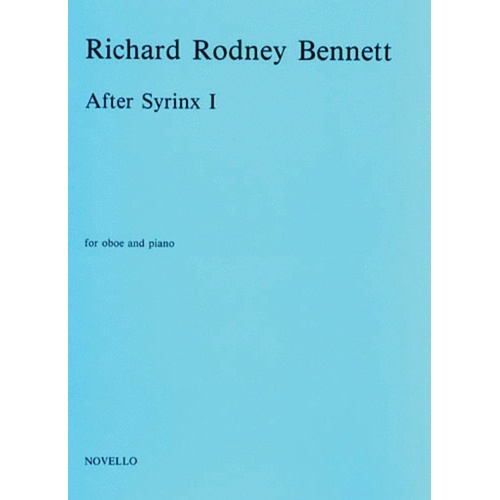 Bennett After Syrinx I Oboe And Piano (Softcover Book)