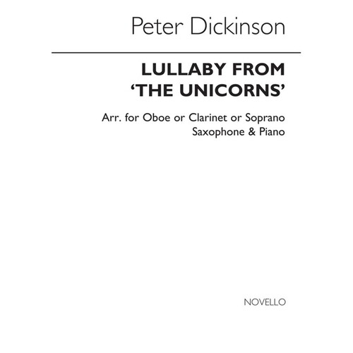 Dickinson Lullaby Unicorns Ob/Cl/Piano (Softcover Book)
