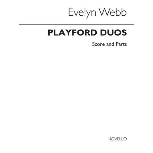 Webb Playford Duos Recorders(Arc) (Music Score/Parts) Book