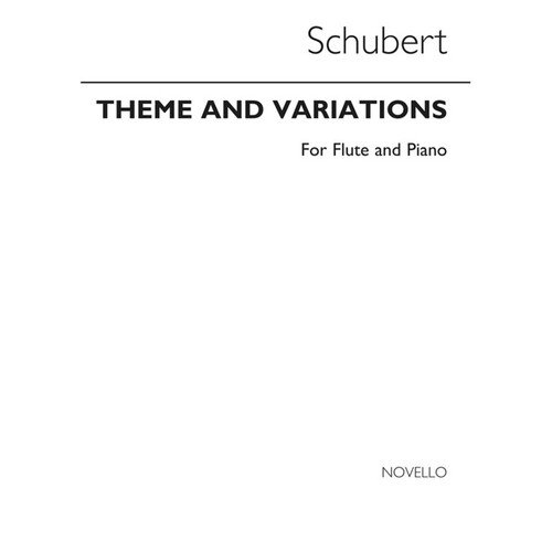 Schubert Theme/Variations Flute/Piano Wye (Softcover Book)