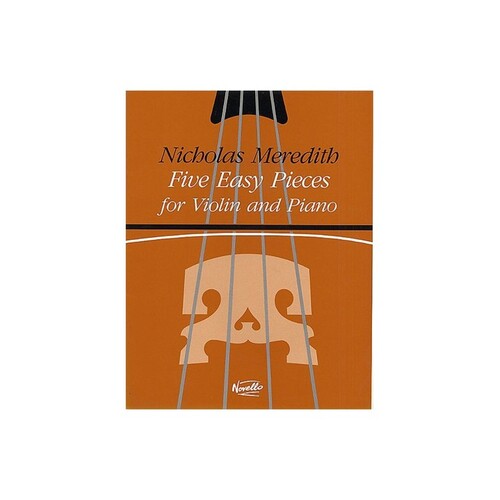 Meredith 5 Easy Pieces Violin And Piano (Softcover Book)