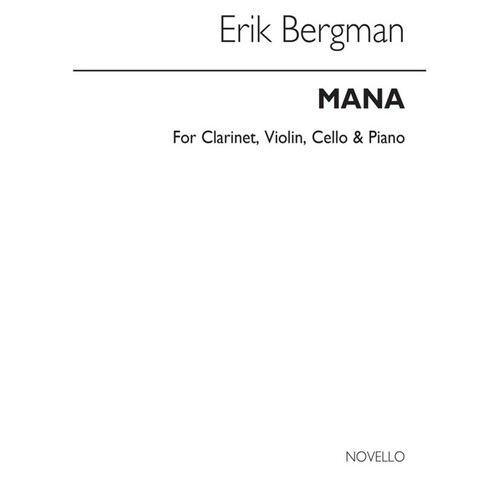 Bergman Mana clarinet/Violin/Cel/Piano(Arc) (Softcover Book)