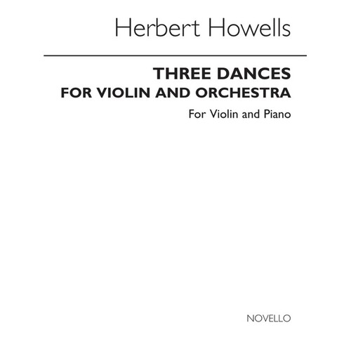 Howells 3 Dances Violin And Piano(Arc) (Softcover Book)