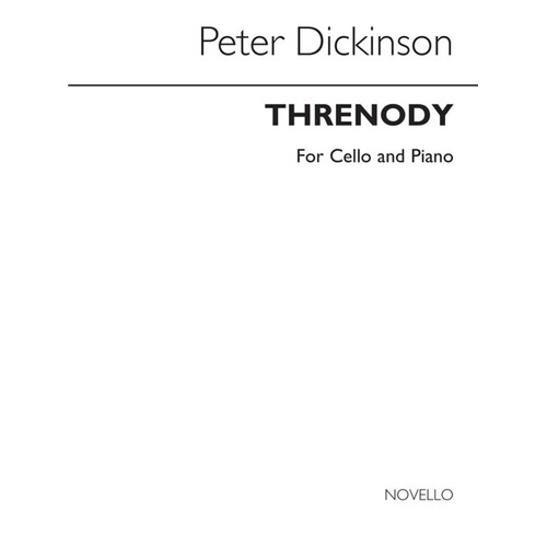 Dickinson Threnody Cello And Piano(Arc) (Softcover Book)