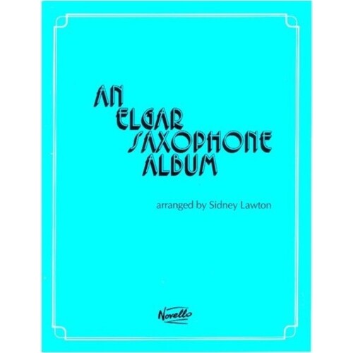 Elgar Saxophone Album Sax/Piano (Softcover Book)