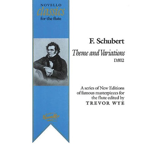 Schubert Theme Var.Trockne Flute/Piano Wye (Softcover Book)