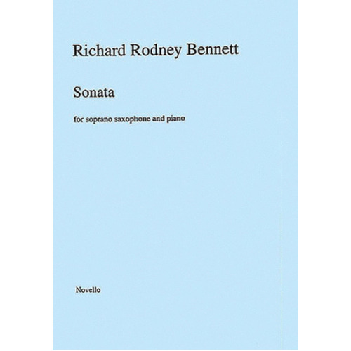Bennett Sonata Soprano Sax And Piano (Softcover Book)