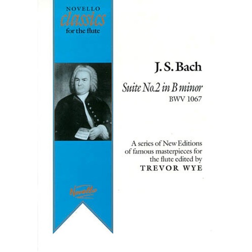 Bach Suite 2 In B Minor Flute/Piano Ed.Wye (Softcover Book)