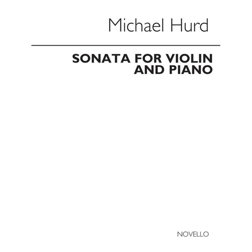 Hurd Sonata For Violin And Piano (Softcover Book)