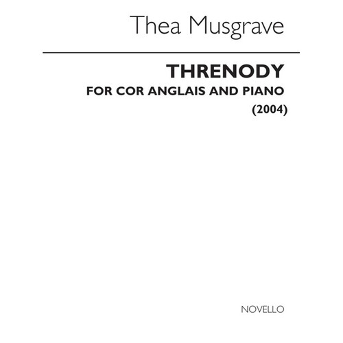 Threnody For Cor Englais And Piano (Softcover Book)