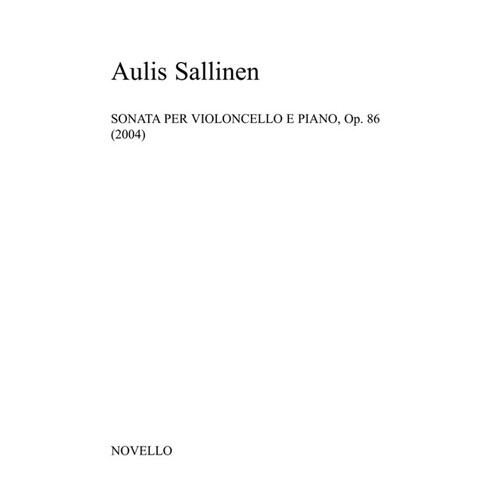Sallinen: Sonata For Cello And Piano Op 86 Vc/Piano (Softcover Book)