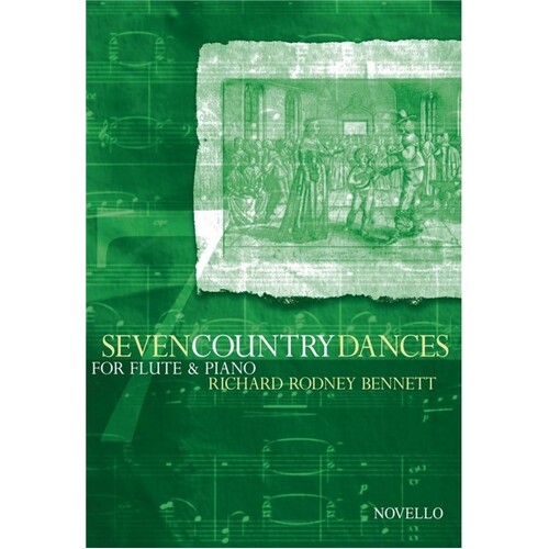 Bennett 7 Country Dances Flute Piano (Softcover Book)