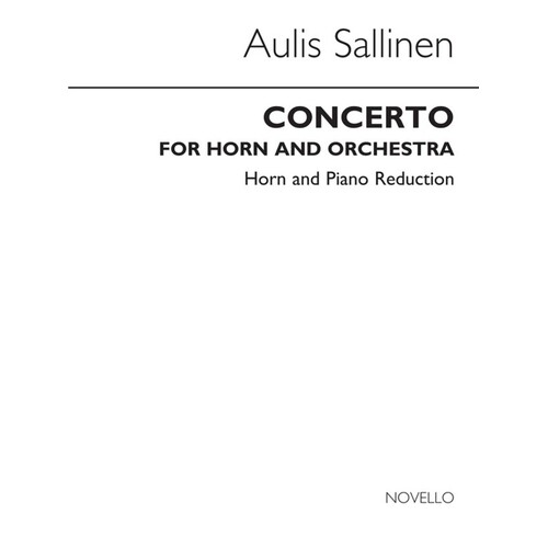 Sallinen Concerto Horn/Piano(Archive Ed. (Softcover Book)