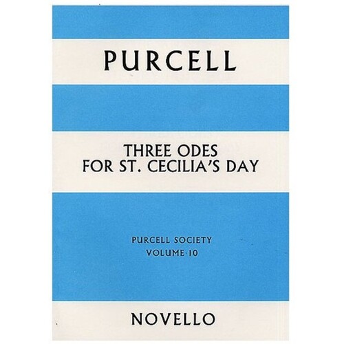 Purcell Society Vol.10 3 Odes St.Cecilia
