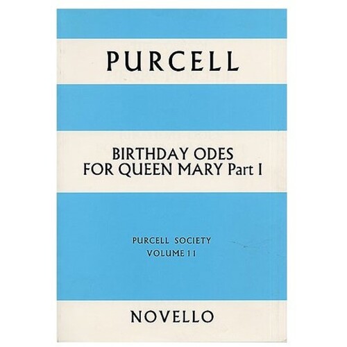 Purcell Birthday Odes Queen Mary 1