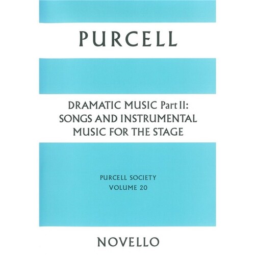 Purcell Dramatic Music Pt2 Full Score(20