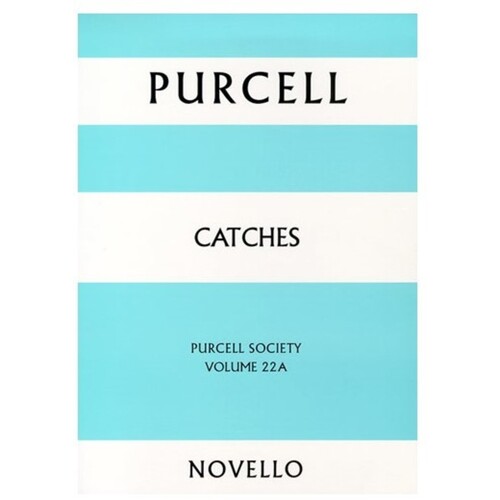 Purcell Society Vol.22A Catches(Paperbac